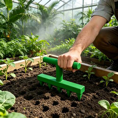 种菜打孔神器家用园艺松土打洞工具园艺播种器种菜育苗打洞器