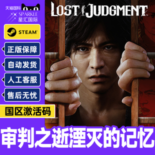 steam游戏 审判之逝湮灭的记忆 Lost Judgment 国区激活码CDKey PC中文正版游戏