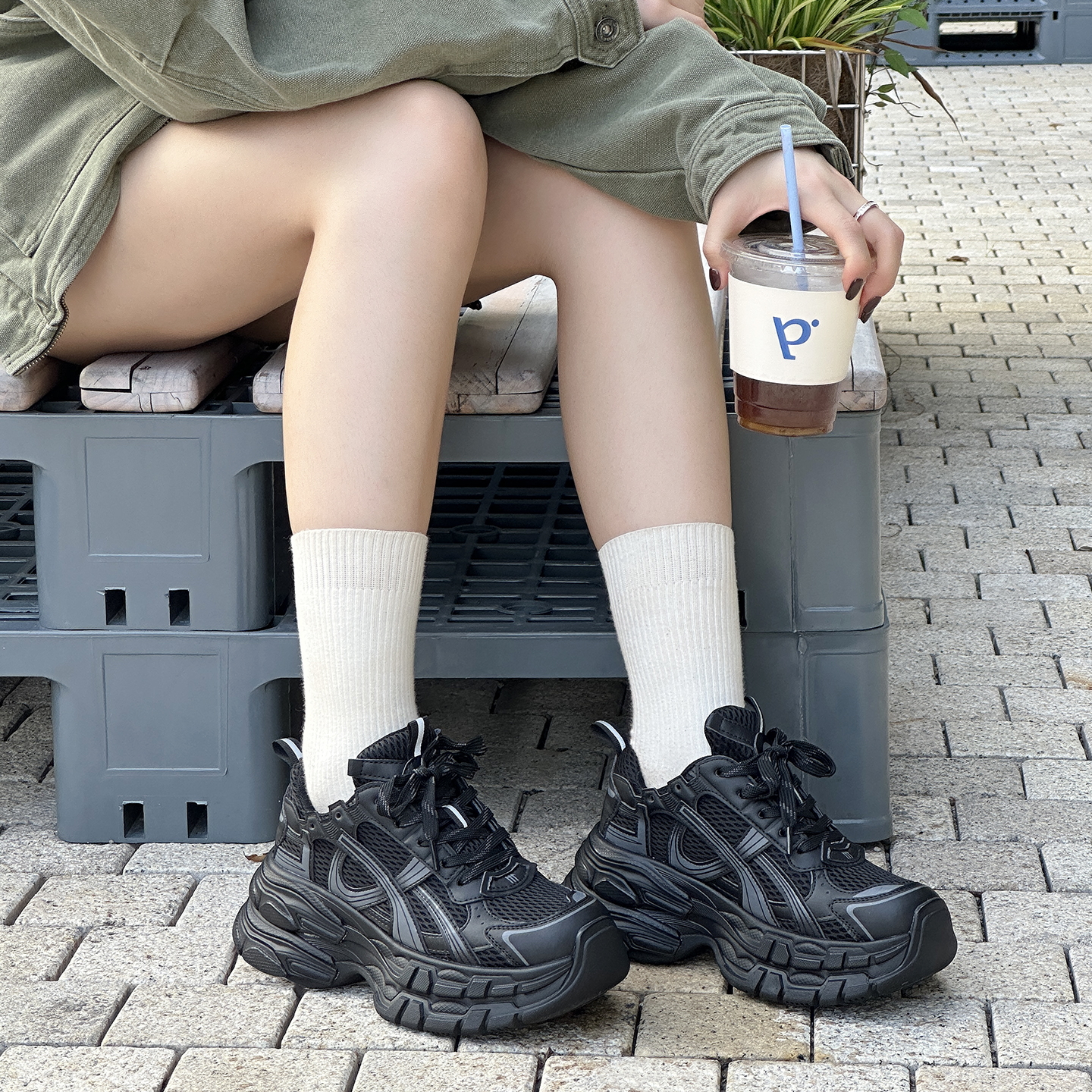 高梵诗运动鞋2025秋冬新款老爹鞋