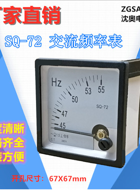 ZGSAYB  沈奥 ( 89T2 / 72L1 ) SQ-72 HZ  45-55 频率表 低频表