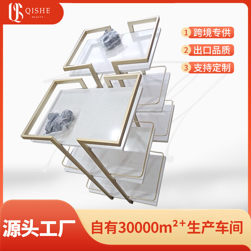 美发店剪发柜美容院工具收纳柜发廊吹风机置物架理发店工具柜推车