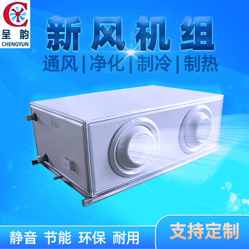 净化新风换气机家用新风机商用吊顶式双向流新风系统静音新风机组