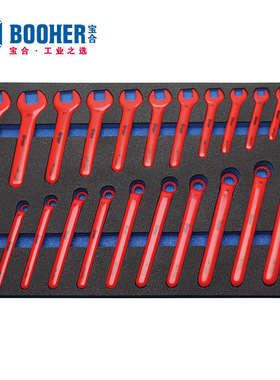 Booher宝合工具 23件VDE绝缘扳手组套 BH0200611