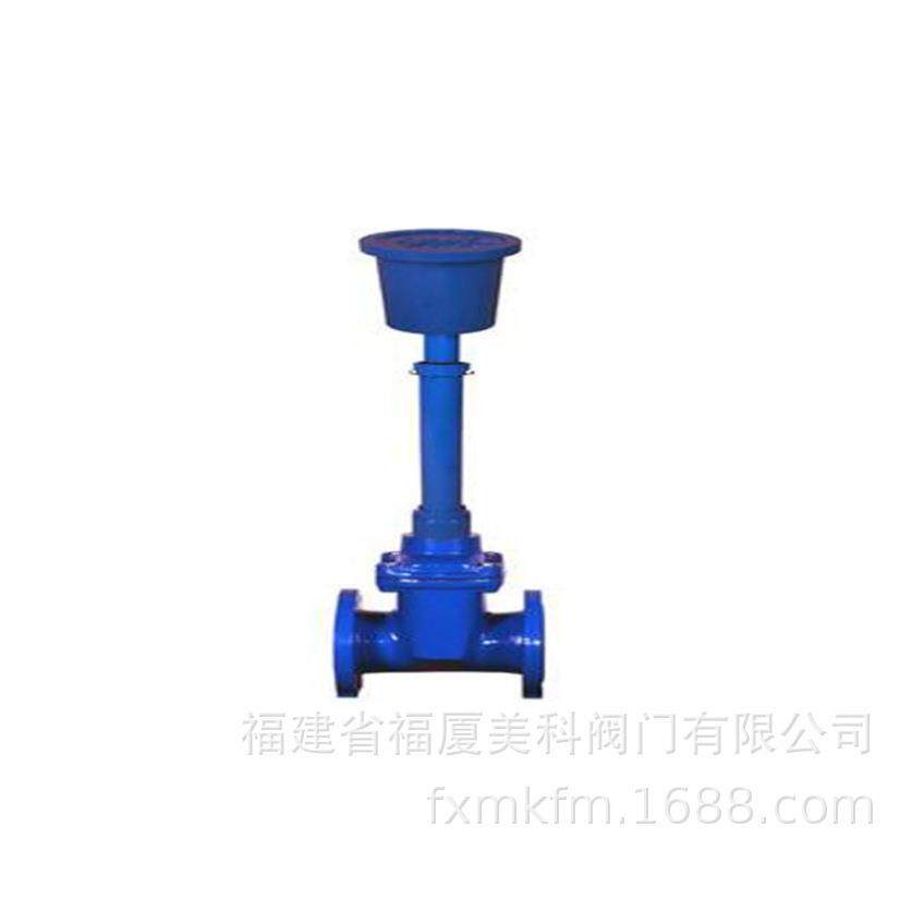 福厦美科软密封法兰闸阀地埋式伸缩弹性闸阀ZM45X-10/16QDN100