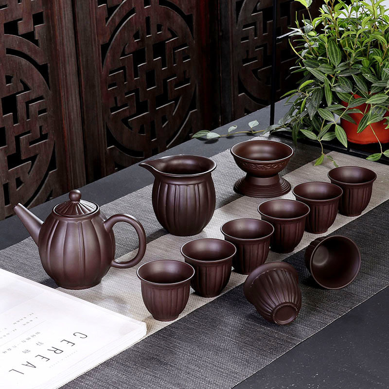 紫砂壶快客杯便携式茶具家用茶壶一壶两杯旅行办公室整套陶瓷茶具