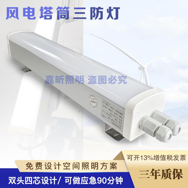 LED风机塔筒照明灯0.6m风力机舱灯风电场塔筒应急灯0.3米机柜灯