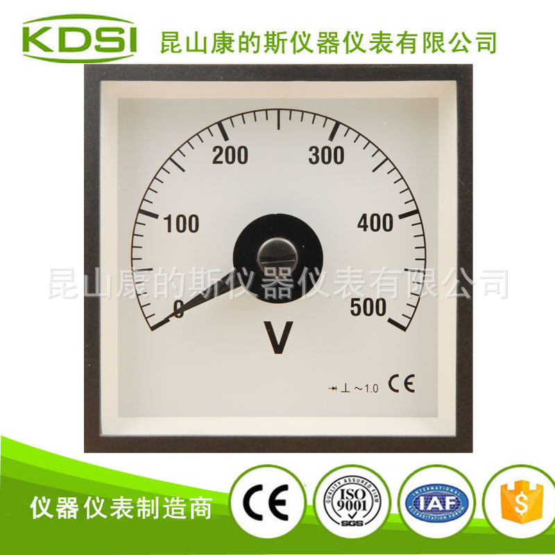 广角度指针式交流电压表BE-96WAC500V船用电压仪表