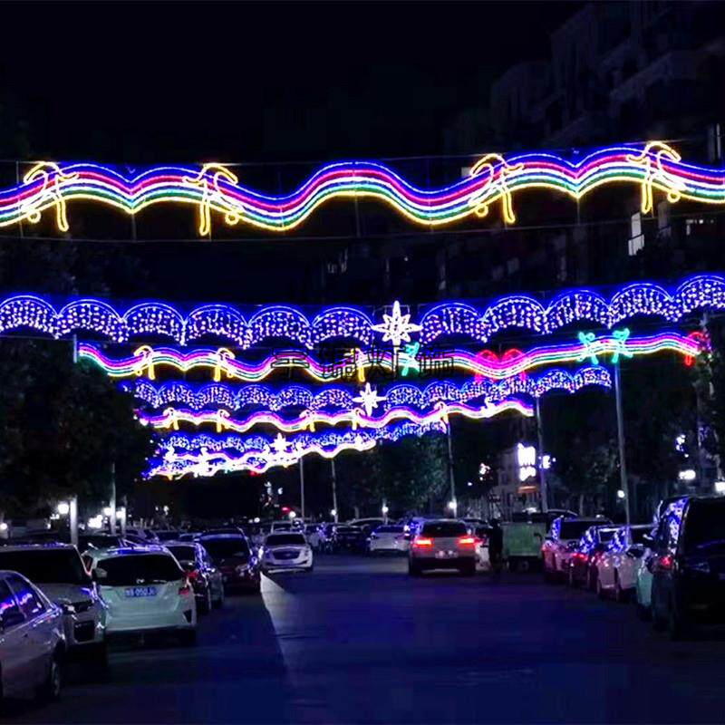 市政亮化用道路装饰灯路灯LED动物人物光遂道过街灯LED跨街灯