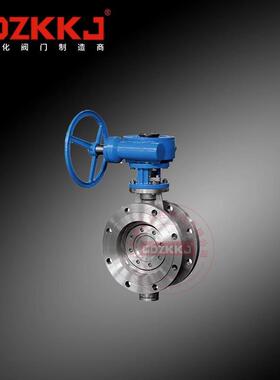 不锈钢法兰蝶阀D343W/H-16P三偏心硬密封耐高温蒸汽DN50DN100