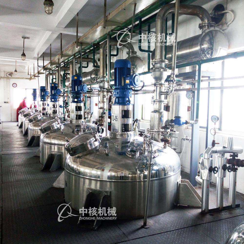 中核机械不锈钢动态多功能提取罐TQ6000植物提取设备镜面抛光