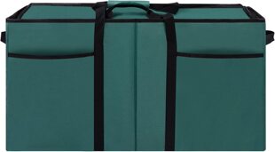 128球圣诞收纳盒可折叠家用玩具衣物收纳整理箱带提手收纳箱