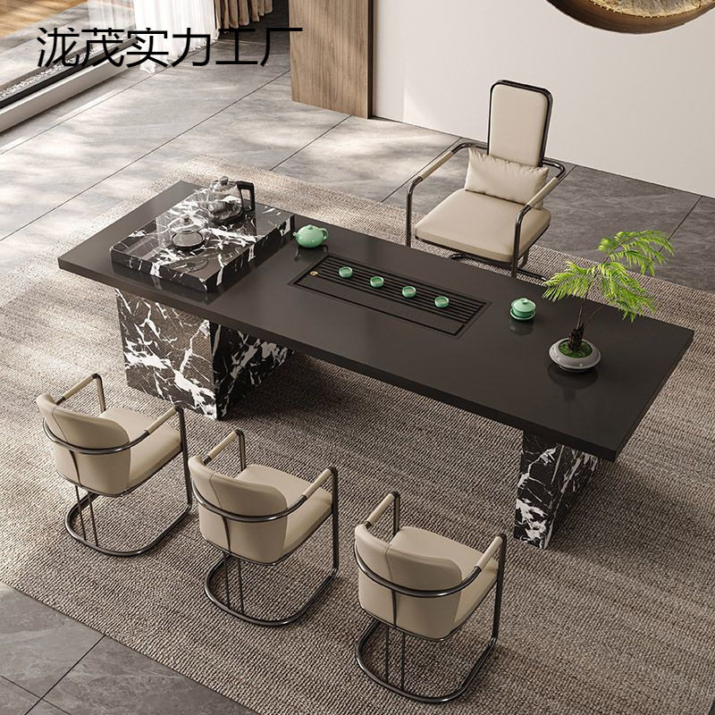 岩板茶台茶桌椅组合意式极简高级感现代烧水壶一体嵌入式岛台茶桌,电子元器件市场,电线扎带/束线带,淘宝优惠券,粉丝福利购,淘宝优惠卷