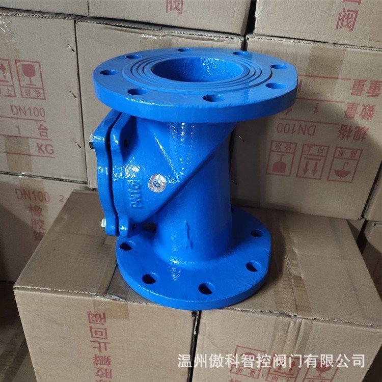 HC44X-10 球铁橡胶瓣止回阀  铸钢法兰止回阀 不锈钢橡胶瓣止回阀图片