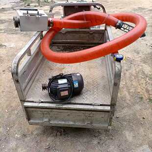 30米中驱动软管抽灰机家用220v小型手提式软管抽料机运输机