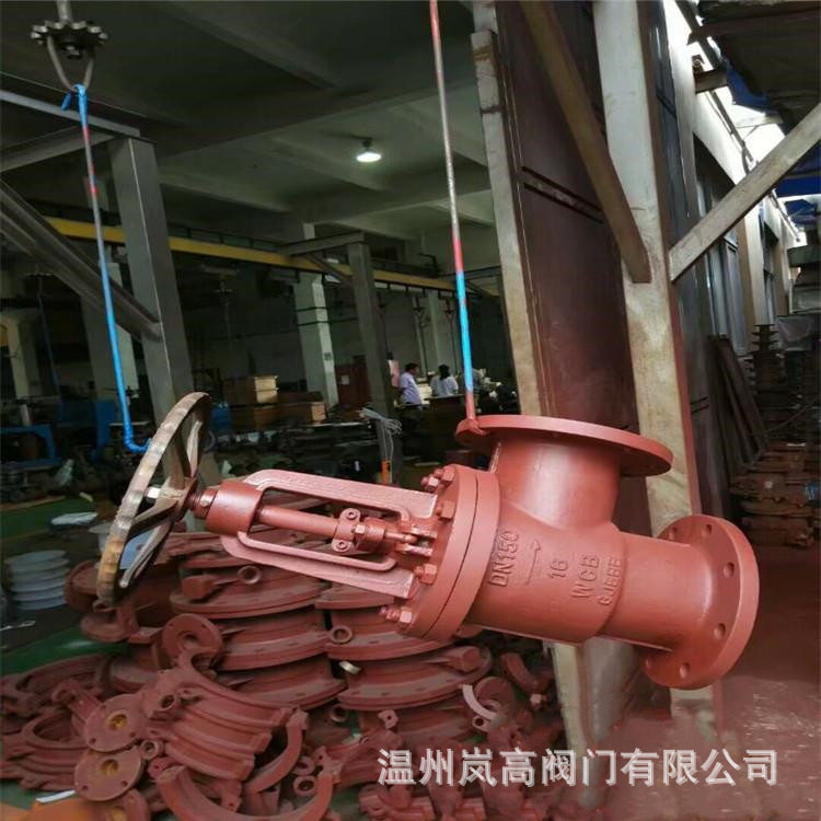工业体专用 手动截止阀 法兰连接 J44F46-16C 衬氟截止阀 DN500