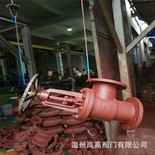 工业体专用 手动截止阀 法兰连接 J44F46-16C 衬氟截止阀 DN500