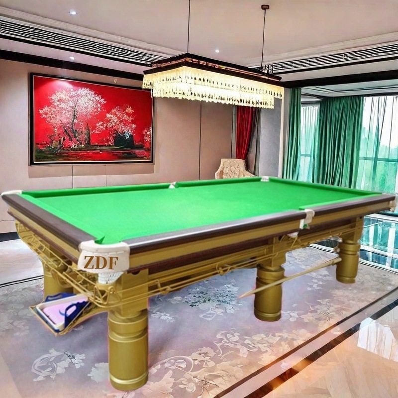 中式台球桌高度ZDF台山茂名中式台球桌和美式台球桌的区别