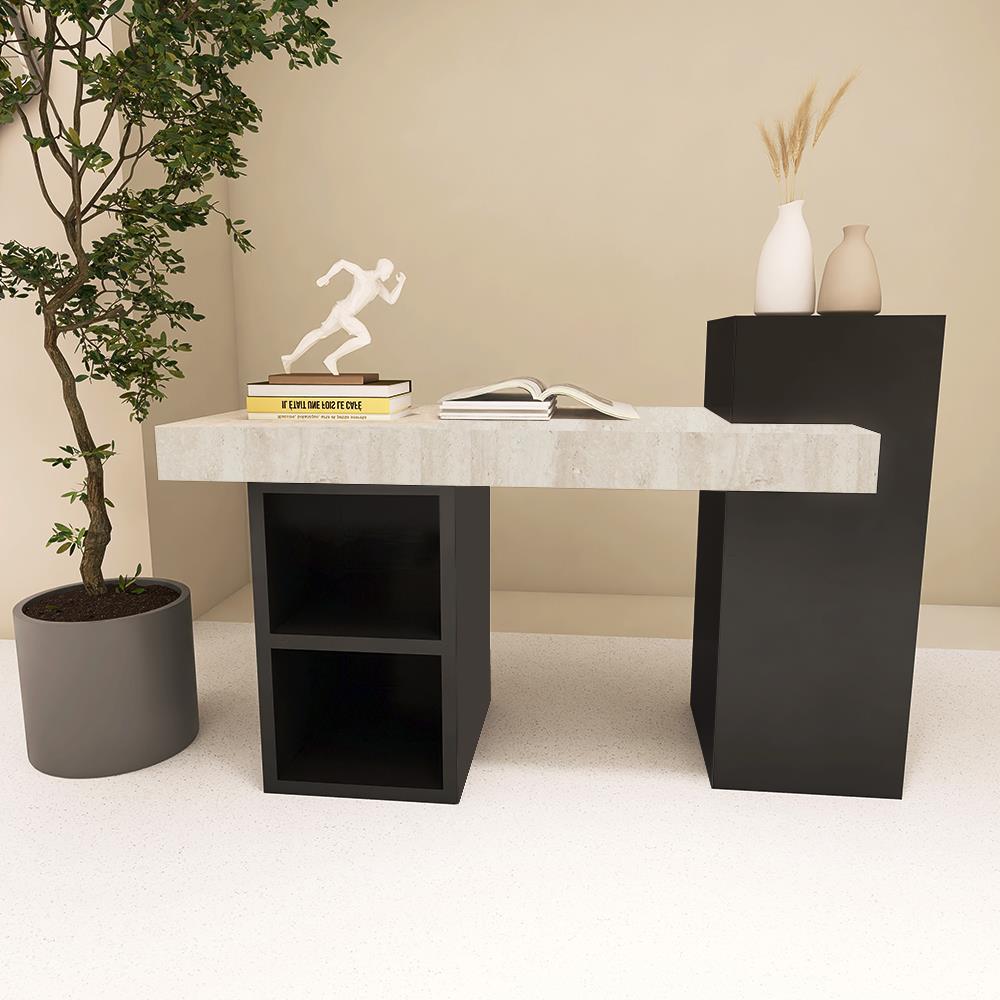 女装店洞石中岛展示台服装饰品陈列储物鞋柜流水台中岛花店长条桌