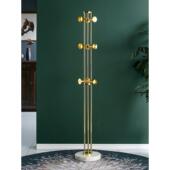 法兰思佳轻奢客厅挂衣架落地卧室立式 不锈钢衣帽架家用高级衣架杆