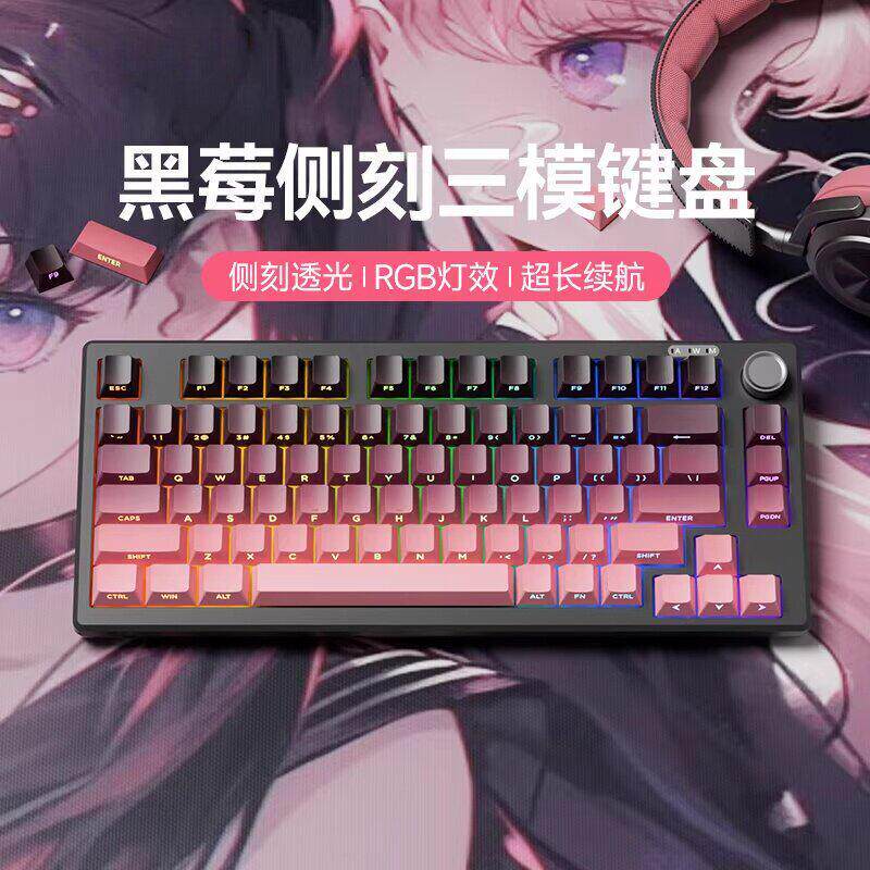 迈从Ace68磁轴机械键盘小型机械手感有线键盘静音笔记本外接三模