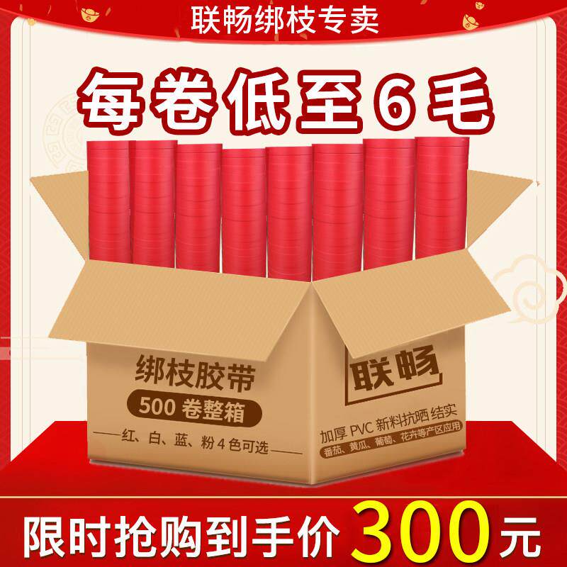 整箱批采500个葡萄绑枝机胶带50米PVC捆绑番茄绑蔓苗木黄瓜子扎带