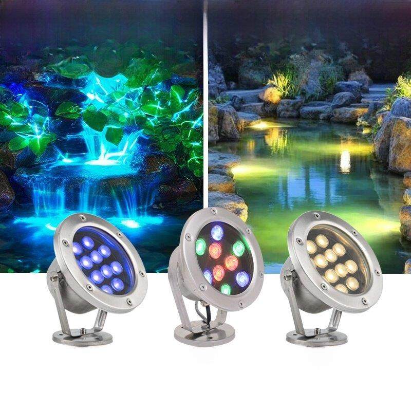 水下灯Led防水射灯彩色低压24V水下射灯鱼塘水池假山景观灯喷泉灯,家装灯饰光源,水下灯,淘宝优惠券,粉丝福利购,淘宝优惠卷