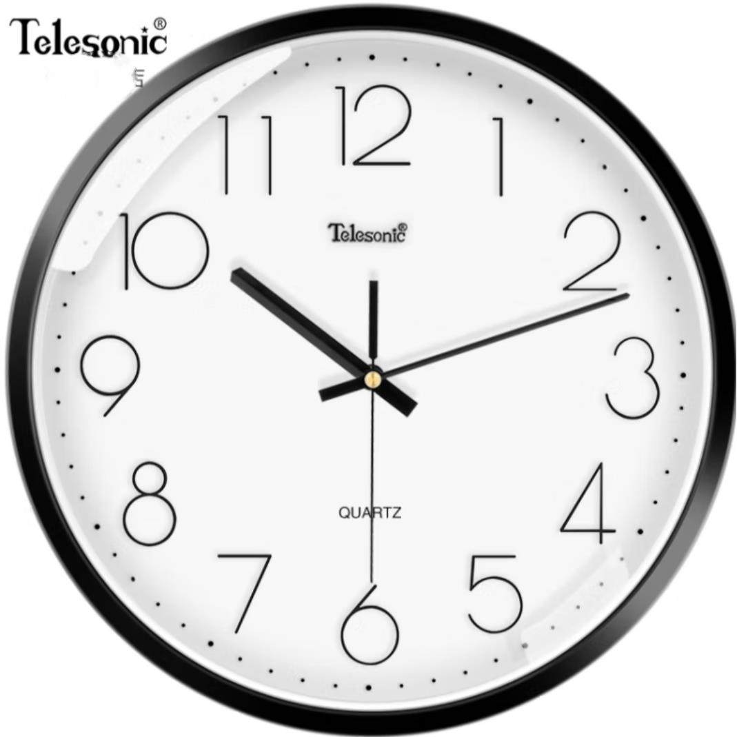 天王星挂钟客厅万年历圆形钟表3D立体7703挂钟 创意时钟9651挂钟