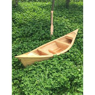 彷古木质船 装饰船 欧式小木船 景观花船 木船装饰 道具船 绿化船