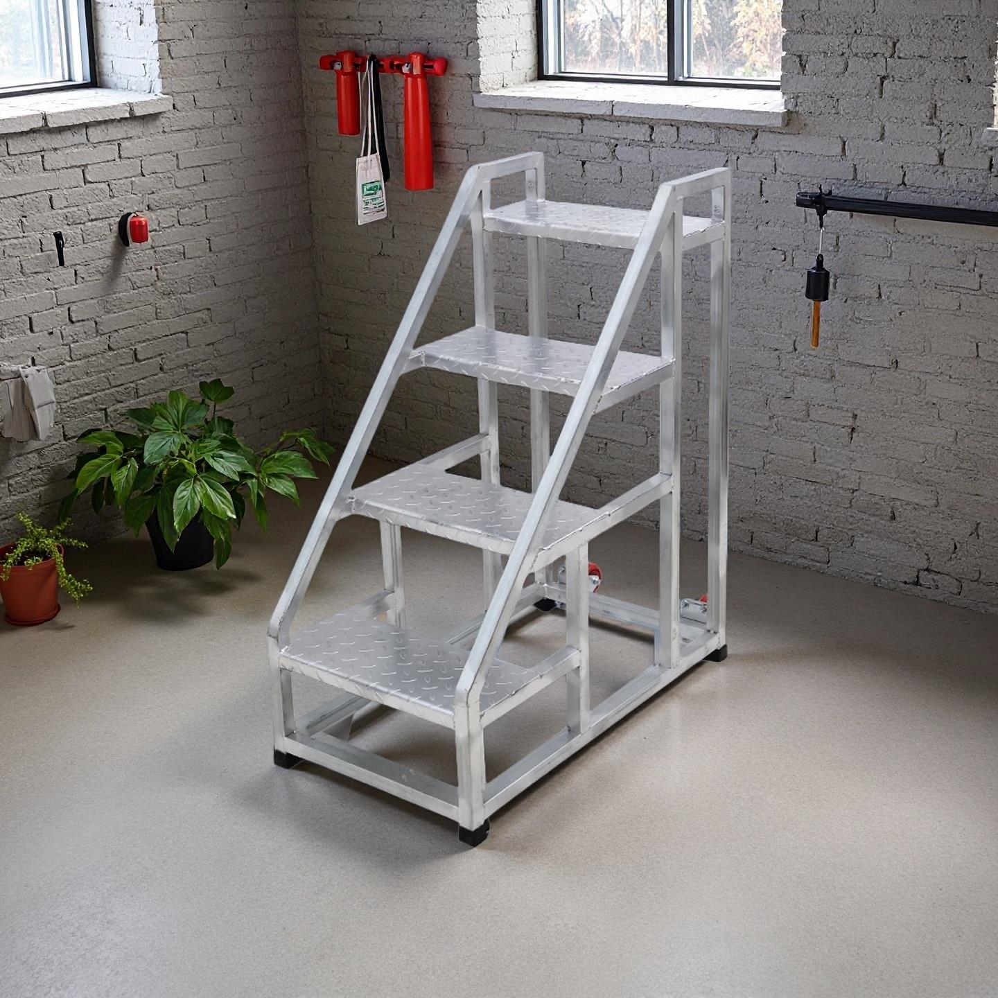 踏步梯台阶梯楼梯两三步梯登高铁凳子结实工业家用加厚便捷多功能