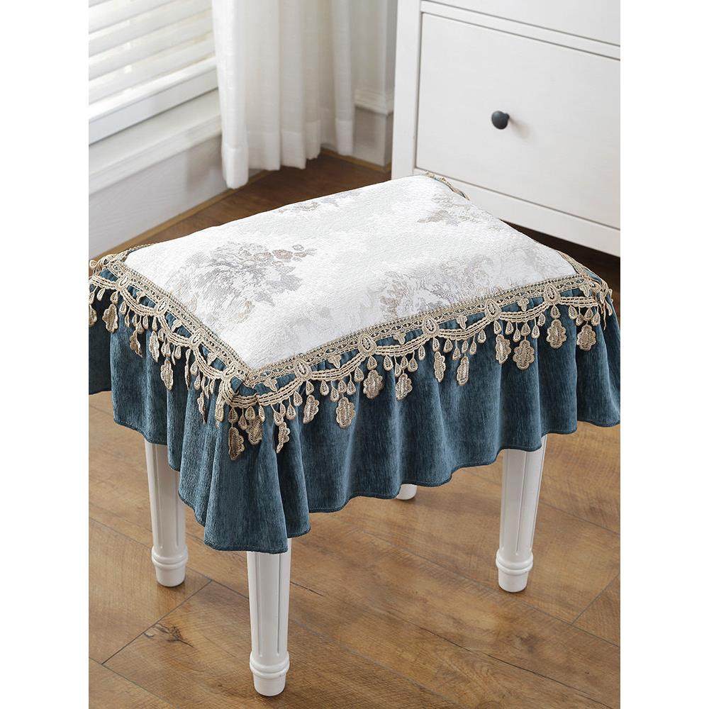 化妆凳座垫套罩椅子垫欧式蕾丝餐椅垫床头柜布钢琴凳换鞋凳坐垫套,居家布艺,椅垫,淘宝优惠券,粉丝福利购,淘宝优惠卷