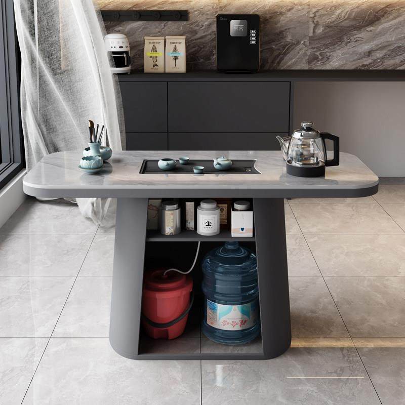 现代简约阳台小茶桌轻奢岩板茶桌椅组合茶几客厅泡茶台烧水壶一体,住宅家具,家用茶台/茶桌,淘宝优惠券,粉丝福利购,淘宝优惠卷