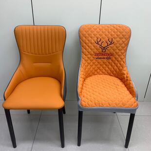 通用椅子套罩加厚坐垫餐椅套 北欧鱼尾弧形椅套罩防滑全包家用四季