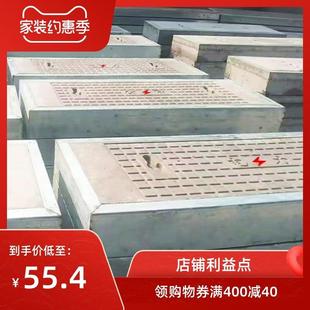 厂家直销水泥井盖钢纤维盖板水沟混凝土配电房强弱电力化粪池井盖