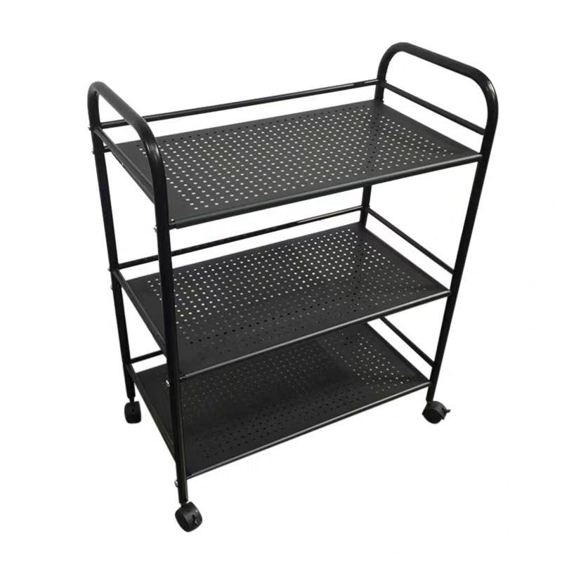 火锅店菜架子三层铁艺蔬菜架多层厨房置物架配菜架火锅放菜架商用