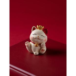 汽车招财猫平安牌挂件饰品车载后视镜吊坠挂饰车内平安挂件女