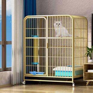 猫笼别墅超大自由空间家用猫笼子室内两层带厕所猫咪宠物猫舍猫屋