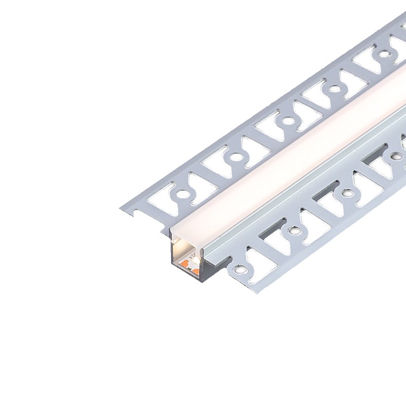 led线形灯铝合金u型线性灯铝槽灯带卡H槽嵌入式阴角阳角单边线条