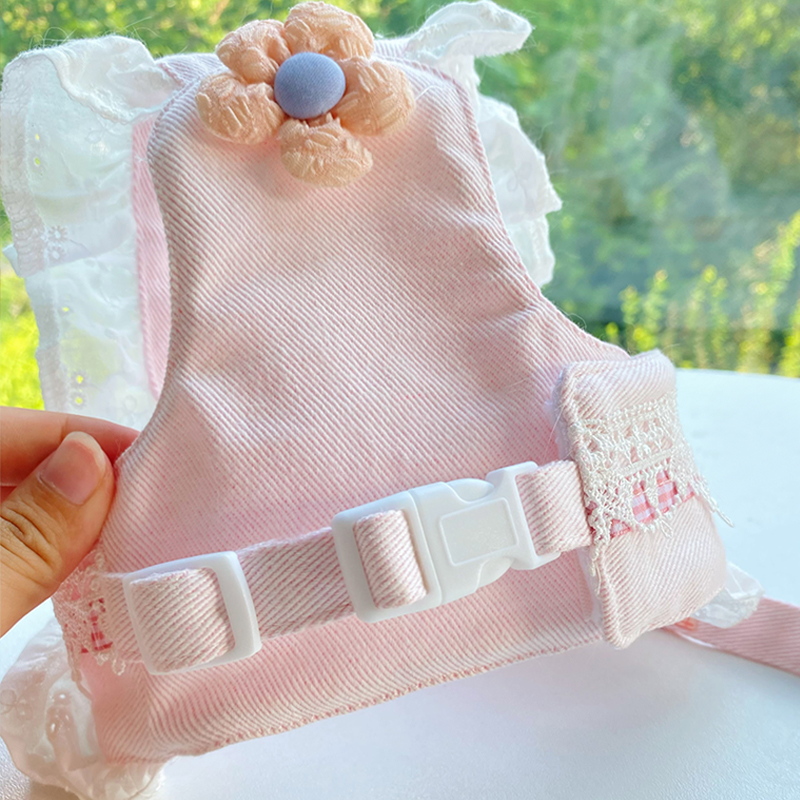 狗绳子背带式小狗狗夏天衣服牵引绳幼犬专用N约克夏出行遛狗安全