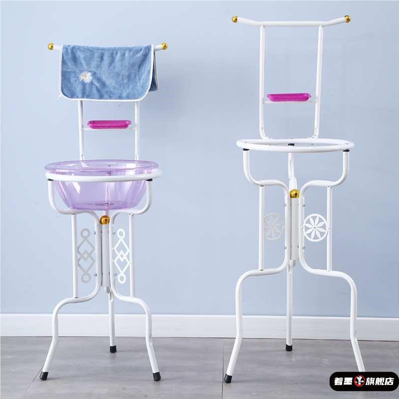 老式脸盆架落地家用简易洗漱架不锈钢H洗脸洗手洗脸盆架子农村盆