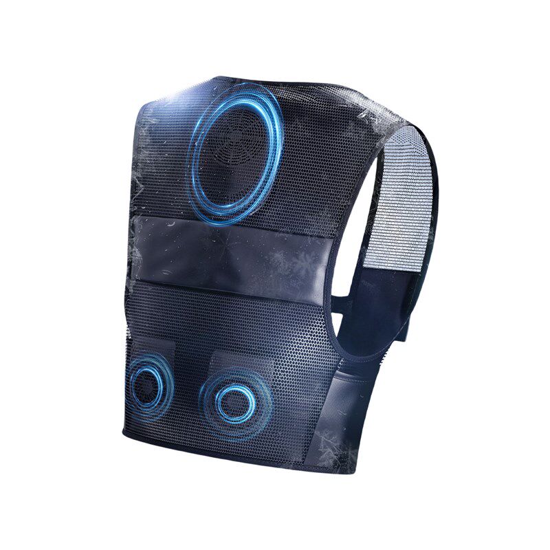 空调服夏季户外钓鱼防暑降温背B心半导体制冷衣冰背心式风扇马甲