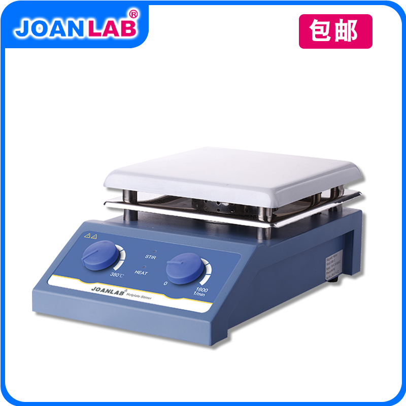 JOANLAB磁力搅拌器实验室 数显 恒温 加热控温电磁小型电动搅拌机