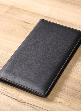 餐厅皮革收银夹 酒店买单夹 饭店酒水菜单结账本票据夹可定制logo