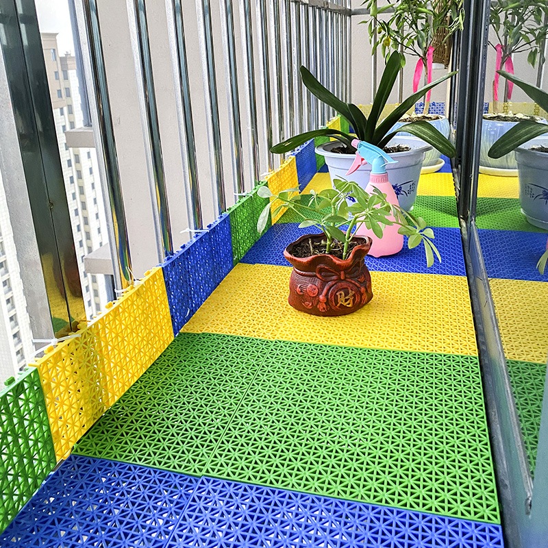 防盗网垫板防盗窗垫网阳台防漏网塑料花架窗台防护栏防坠落置物
