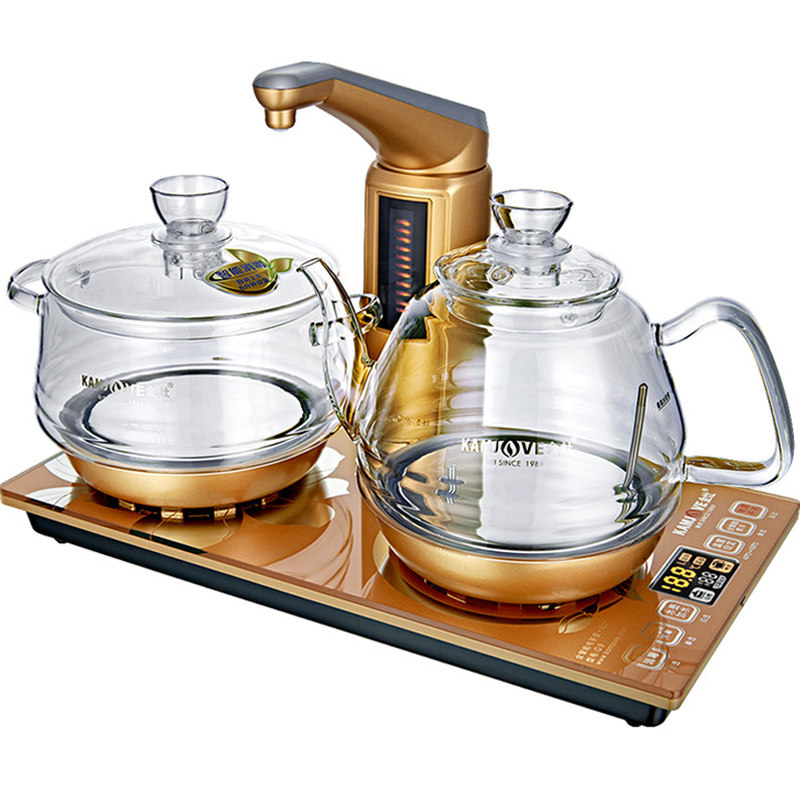 金灶G9全自动上水电热水壶智能玻璃烧水壶泡茶艺炉套装家专用茶具