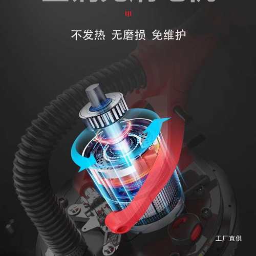 蒂凡无刷长杆墙面打磨机抛光机砂纸机 腻子无尘机墙壁磨墙机尚趁