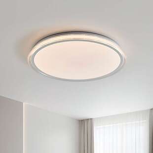 2025年新款 极简奶油风现代简约风房间主卧书房灯具卧室主灯吸顶灯