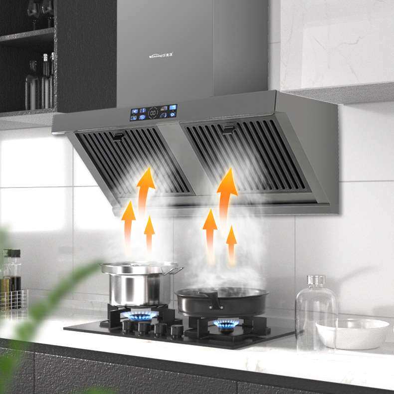 油烟机家用吸油烟机自动清洗油烟分离抽烟机大吸力厨房油烟机