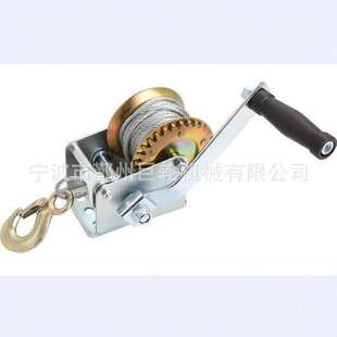 手动绞盘1200LBS 1600LBS绞盘带钢丝绳织带多规格厂家销售