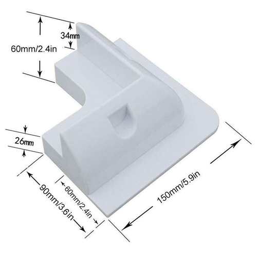 太阳能电池板塑料支架六件车顶游艇电池板光伏板可拆卸轻便安装