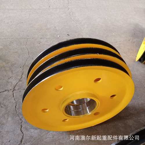 厂家供应  起重机吊钩滑轮组 起重机轧制滑轮片 省力滑轮组